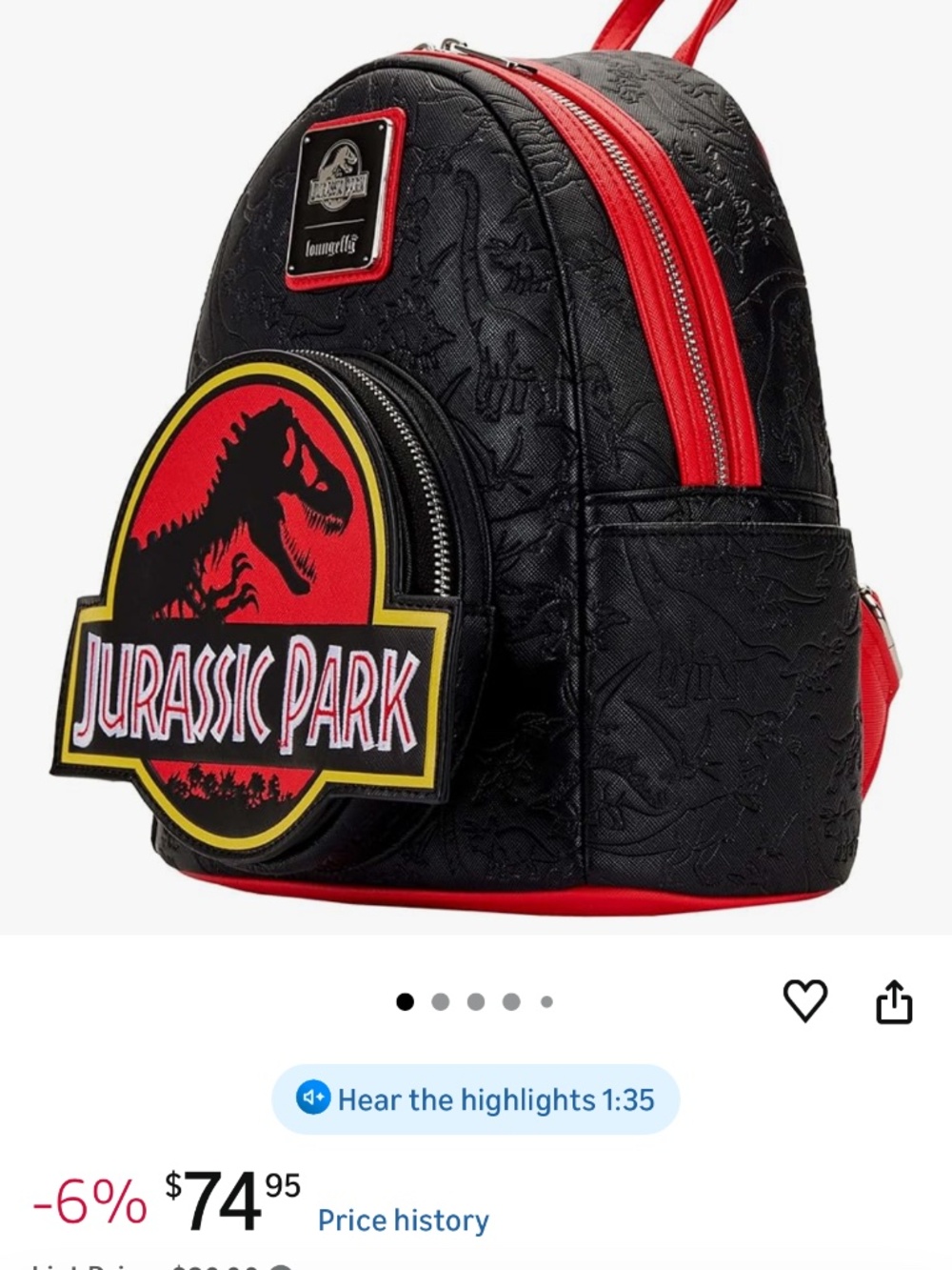 Jurassic loungefly